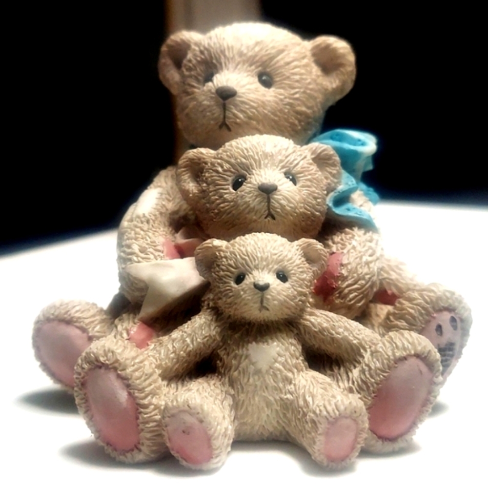 Cherished Teddies Theadore, Samantha & Tyler Limited Ed 1991